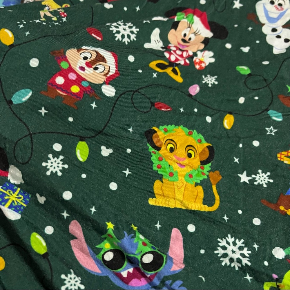 Little Sleepies Disney Pixar Christmas Parade Bamboo Standard Crib Sheet - Picture 3 of 4